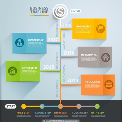 創(chuàng)意商務(wù)信息圖矢量素材 賦能高效商務(wù)信息咨詢與溝通
